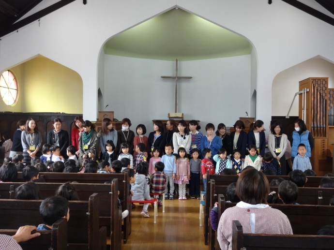 幼児祝福礼拝を守りました。