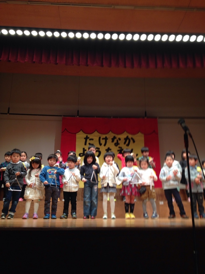 ２０１５　竹中幼稚園の生活発表会！