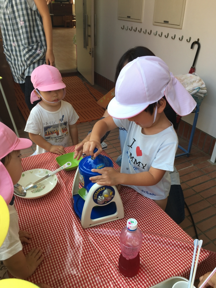 ”かきごおり”おいしかったね。