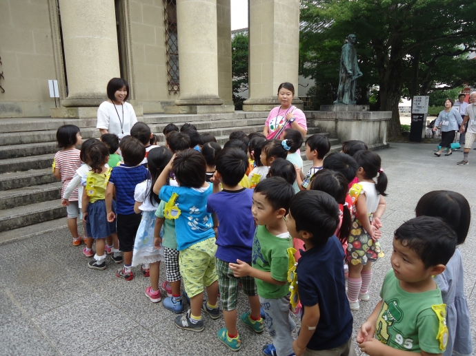 年中さん大原美術館に行ってきました。