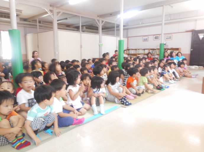 1学期 おわりの会。子どもと先生の会。