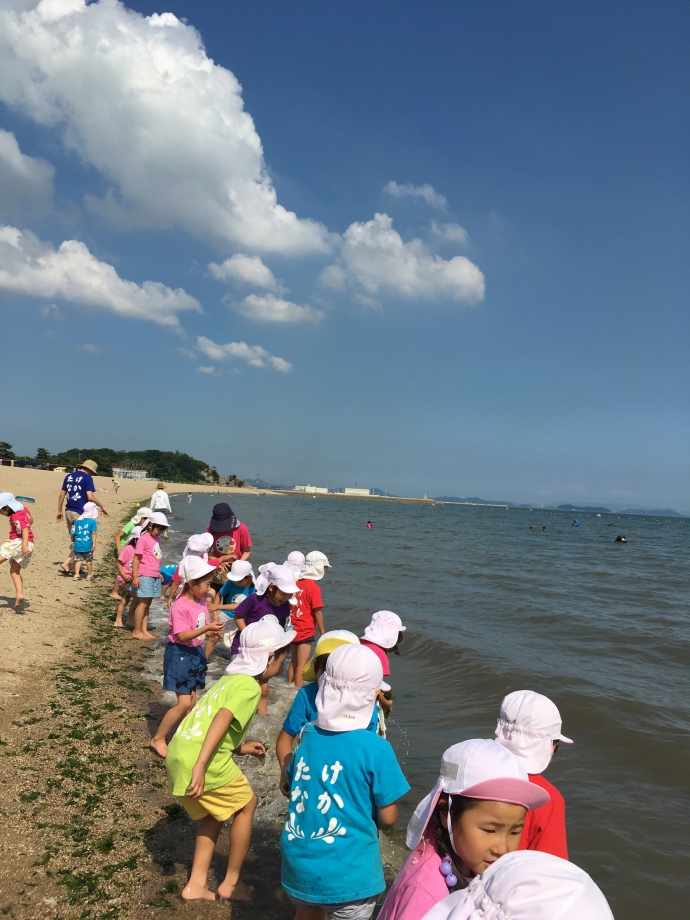 おとまりほいく３　　　さみ海岸